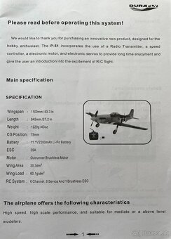 RC model Mustang P-51 - 3