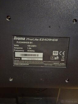 Predám LCD monitor yama ProLite E2409HDS - 3