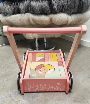 CHODÍTKO - VOZÍK S KOCKAMI LITTLE DUTCH - 3