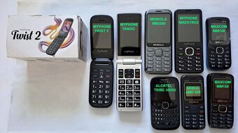 Klasické Tlačidlové Senior Mobily Veľký Display Dual Sim - 3