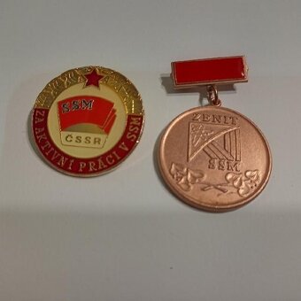 ODZNAKY SSM  8 kusů - 3