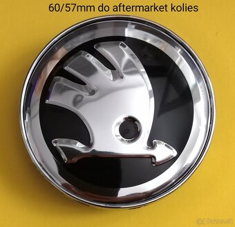 56,60,65 mm Škoda krytky do kolies - 3