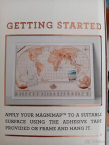 Predam magneticku mapu sveta MAGNIMAP - 3