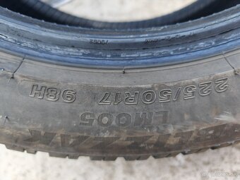 Bridgestone 225/50 R17 zimné 4ks - 3