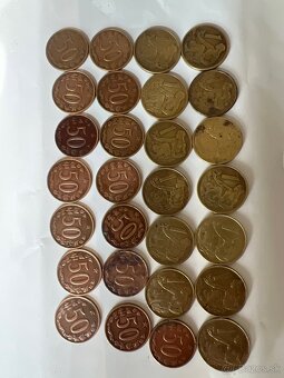 1 Kčs 1962 až1992 , 50 halier ČSSR 1964až1971 - 3