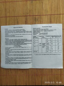 PREDÁM NABÍJČKU NA AUTOBATÉRIE BOSCH BATTMAX 6 . - 3