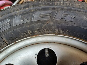 Predám letné pneumatiky na Suzuki samurai 205/70 R15 - 3