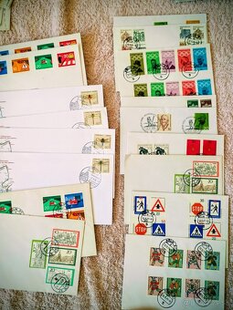 hromada FDC Nemecko +známky - 3