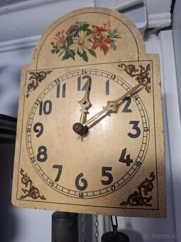Predám funkčné polbicie starožitné hodiny druhá polovica 19 - 3