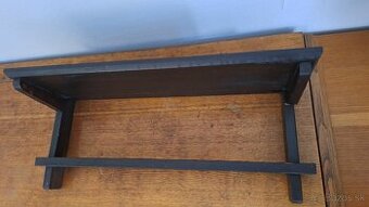 Polička drevo, mini regál - 3