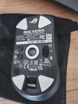 Predám úplne novú hernú myš ASUS ROG Keris Wireless AimPoint - 3