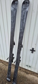 Lyže 160cm, palice - 3