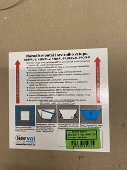 Revízne dvierka 400x400 do SDK impregnované - 3