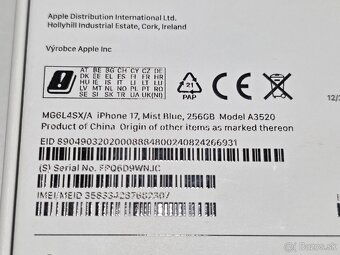 iPhone 17 256GB Mist Blue - 3