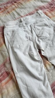 Zara nohavice biele - 3