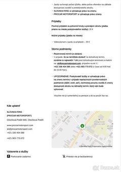 Predám voucher na SlovakiaRing jazda vo formuli. - 3