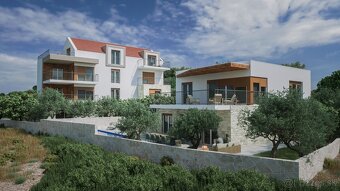 Luxusný apartmán s terasou a výhľadom na more v Stivašnici, - 3