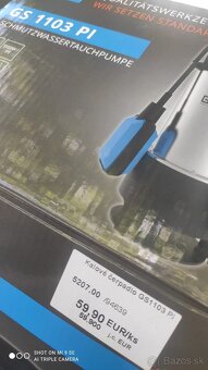 kalové/ponorné čerpadlo Zn. Güde predám - 3