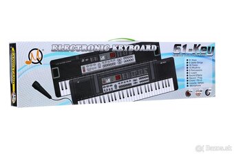 Detské klávesy /61 kláves/ s mikrofónom + USB - 3