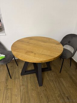 Okrúhly jedálenský stôl 120cm - 3