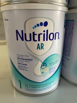 Predám dojcenecke mlieko Nutrilon AR 1, 2 - 3