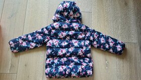 Dievčenská kvetinová zimná bunda č.104 - 3