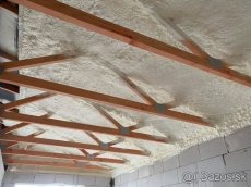 Zateplenie strechy a podkrovia - striekaná penová izolácia. - 3