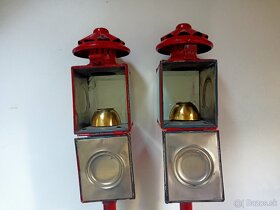 Staré párové kočiarové lampy - 3