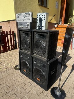 Reproduktory 4ks+ zosilovač+ dualny cd player - 3
