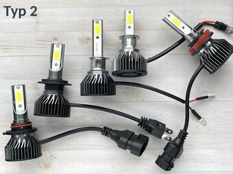 H7 led (H1,H3,H4,H8,H11,HB4..) kvalitné, silné a neoslňujúce - 3