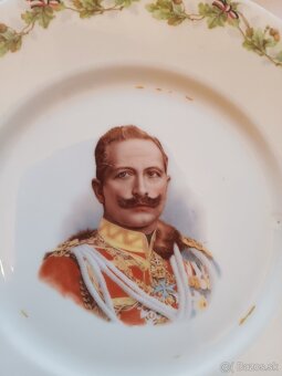 Porcelánové talíře - Wilhelm II., Rakusko Uhorsko - 3