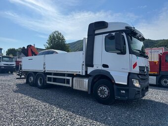 Mercedes valník- hydraulická ruka PALFINGER, EURO 6 TOP STAV - 3
