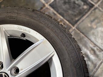 Originálne VW alu disky + zimné pneu Semperit 185/65 R15T - 3