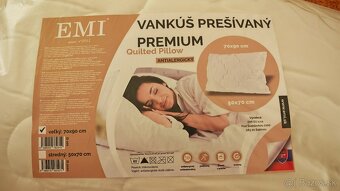 ✅ Vankúš antialergický 90x70cm nový zabalený - 3