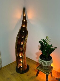 drevená lampa - 3