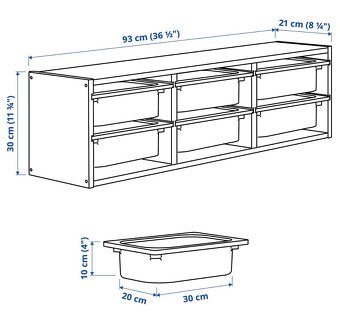IKEA Trofast, Nastenny úložný diel - 3