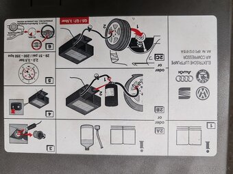 8P0012615A vzduchovy kompresor (na rezervu) Audi - 3