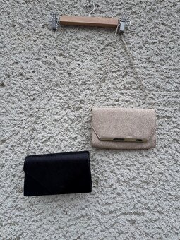 SET: modré šaty+zlatá kabelka - 3