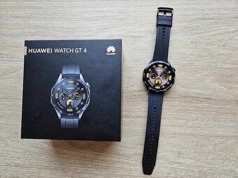 Huawei Watch GT4 46mm black, top, zaruka NAY - 3