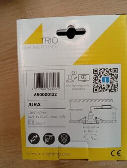Vstavané bodové svietidlo TRIO Jura - čierna - 3