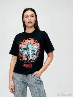 Čierne tričko Stranger Things - 3