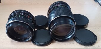 Pentax PK Auto Revuenon Objektiv Set 28mm a 135mm 1:2.8 - 3