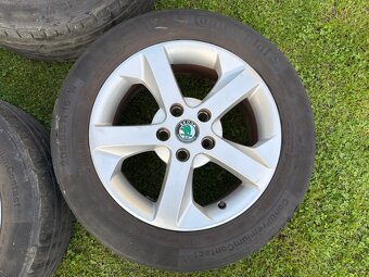 Original alu disky skoda octavia 2 205/55 R16 5x112 - 3