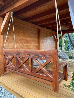 Drevená Húpačka na zavesenie - 3