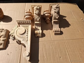 PREDÁM  DREVENÉ PRVKY NA HODINY,NÁBYTOK - 3