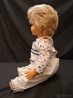 Stará bábika československej výroby, dĺžka 57 cm - 3