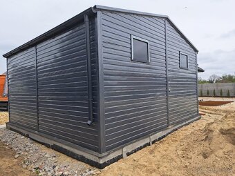 Plechová garáž 6x5m - 3