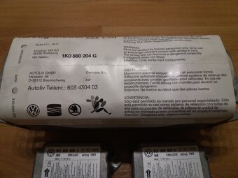 PYROPASY, RJ AIRBAGOV - VW GOLF 5 - 3