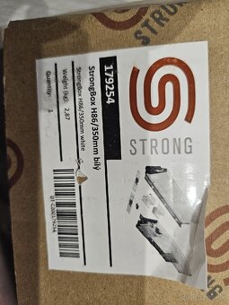 Stronbox H86/400 biely a 350mm. - 3