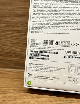 iPhone 16 Pro 1TB Black Titanium - nerozbalený, nový - 3